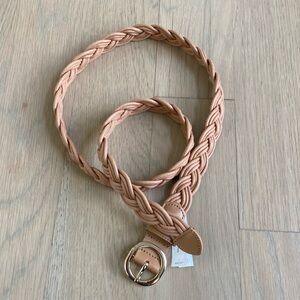 Tan Braided Belt - Talbots